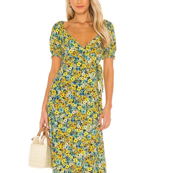 Talia dream in Daisy diamond dress, floral, LSPACE, yellow, Talia Dress Size s - Picture 3 of 13